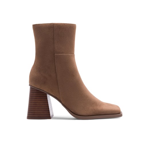 Botki Nine West KASIM ZR117-2 Brązowy ze sklepu eobuwie.pl w kategorii Botki - zdjęcie 184705387