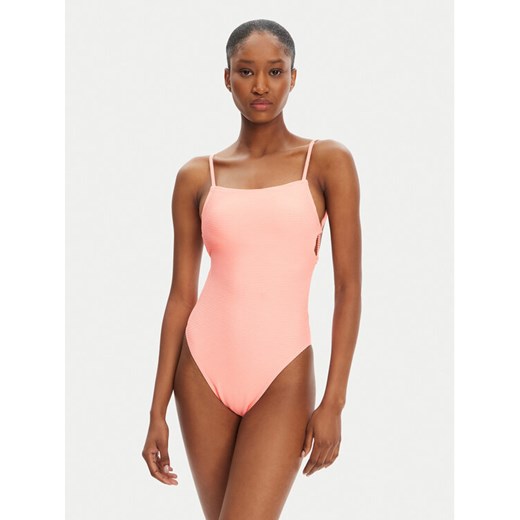 Billabong Strój kąpielowy Tanlines Eva One Piece EBJX100111 Koralowy ze sklepu MODIVO w kategorii Stroje kąpielowe - zdjęcie 184706775
