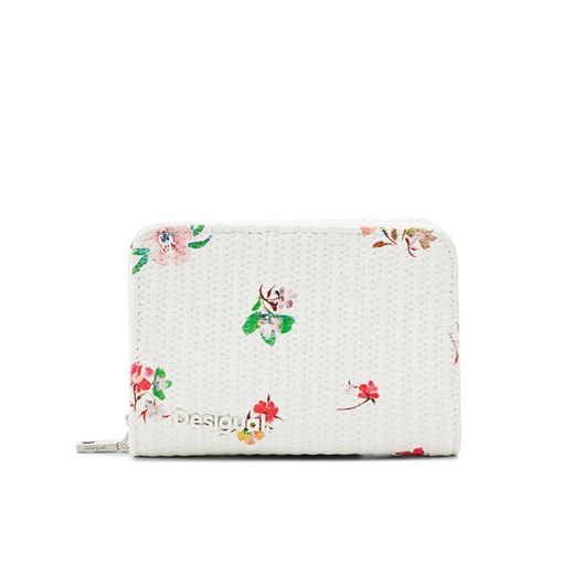 Desigual Mały Portfel Damski 24SAYP13 Écru ze sklepu MODIVO w kategorii Portfele damskie - zdjęcie 184706825