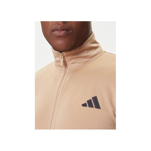 adidas Dres Basic 3-Stripes JX5501 Beżowy Regular Fit XL MODIVO