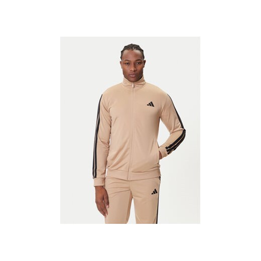 adidas Dres Basic 3-Stripes JX5501 Beżowy Regular Fit XL MODIVO