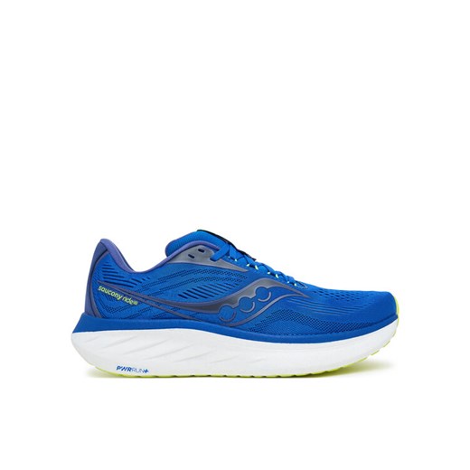 Buty do biegania Saucony Ride 18 S21000 Zielony ze sklepu eobuwie.pl w kategorii Buty sportowe męskie - zdjęcie 184709636