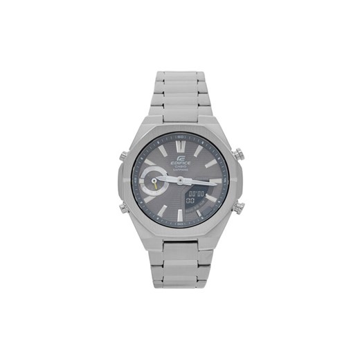 Casio Zegarek Edefice ECB-S10D-8AEF Srebrny ze sklepu MODIVO w kategorii Zegarki - zdjęcie 184709747