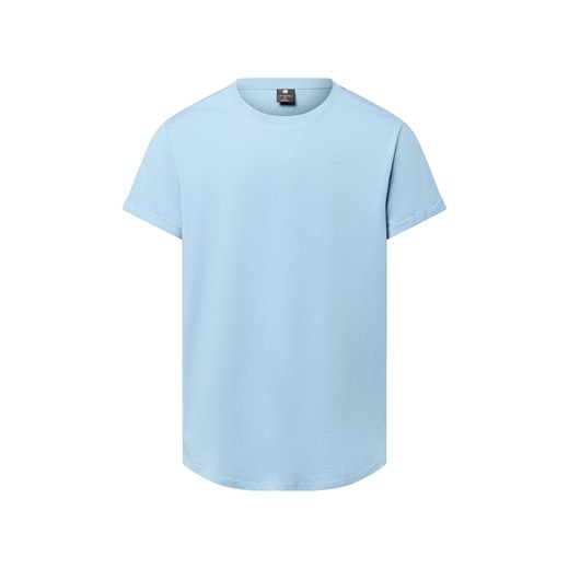 G-Star RAW Koszulka męska Mężczyźni Bawełna jasnoniebieski jednolity ze sklepu vangraaf w kategorii T-shirty męskie - zdjęcie 184710048