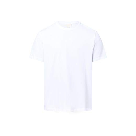 Calvin Klein Jeans Koszulka męska Mężczyźni Bawełna biały jednolity ze sklepu vangraaf w kategorii T-shirty męskie - zdjęcie 184710069