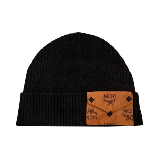 MCM Wełniana czapka COLLECTION ze sklepu Gomez Fashion Store w kategorii Czapki zimowe męskie - zdjęcie 184710239