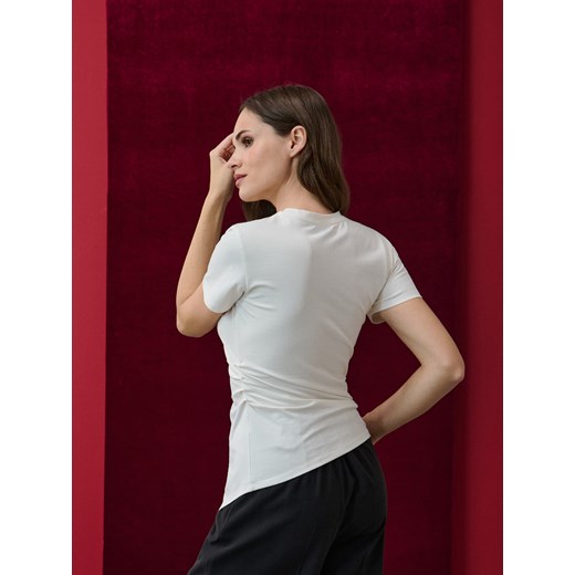 Sinsay - Bluzka - kremowy Sinsay XS Sinsay