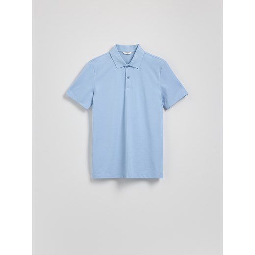Reserved - Koszulka polo regular - jasnoniebieski Reserved L okazyjna cena Reserved