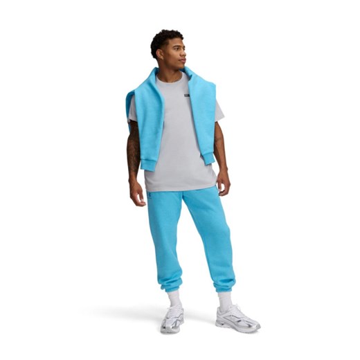 Męskie spodnie dresowe Under Armour UA Essential Fleece Jogger - niebieskie Under Armour M promocja Sportstylestory.com