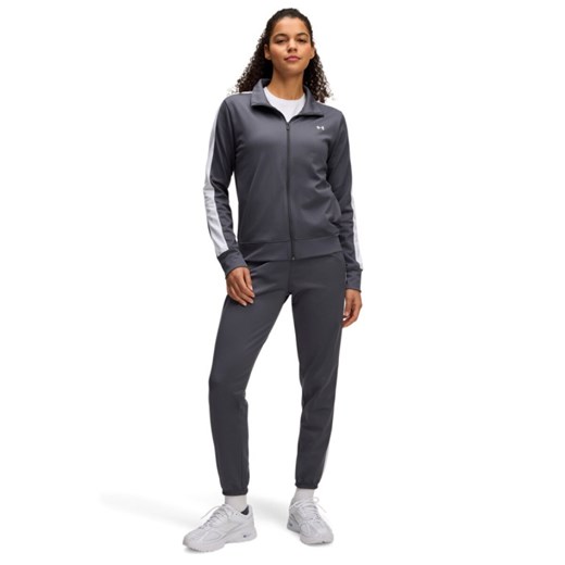 Damski komplet treningowy Under Armour Tricot Tracksuit - szary Under Armour XS okazyjna cena Sportstylestory.com