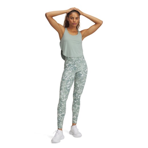 Damskie legginsy treningowe Under Armour Motion Print Legging - zielone Under Armour XS okazyjna cena Sportstylestory.com