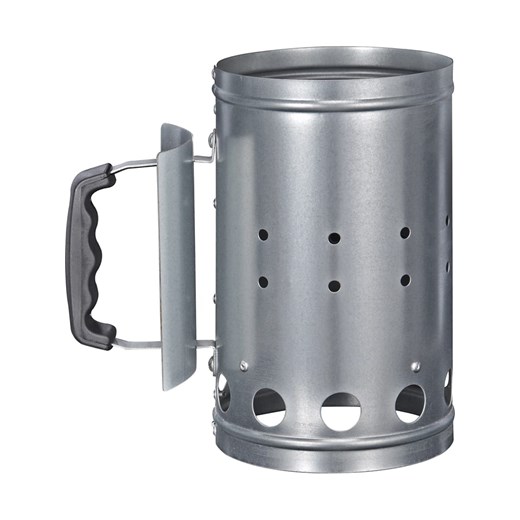 Chefware Kominek w kolorze srebrnym do rozpalania - 24 x 27 x 16 cm ze sklepu Limango Polska w kategorii Pozostałe wyposażenie ogrodowe - zdjęcie 184712945