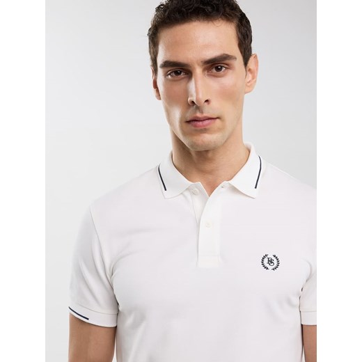 BIG STAR Koszulka polo w kolorze białym XL okazyjna cena Limango Polska