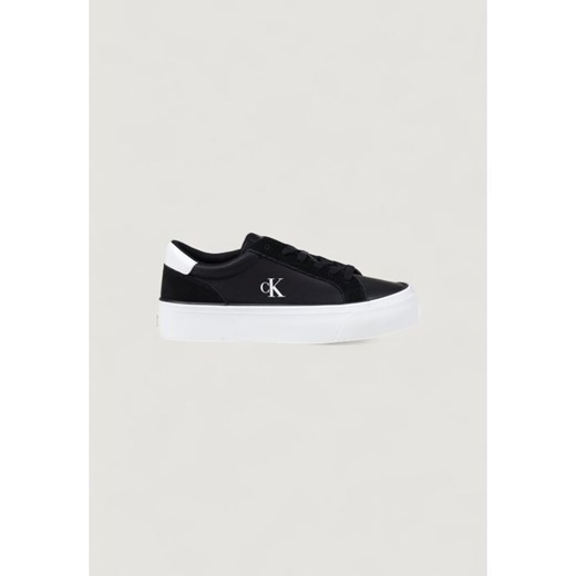 Calvin Klein Jeans Sneakersy Vulc Flatform Mg Nylon Mix YW0YW01896 Czarny 40 MODIVO