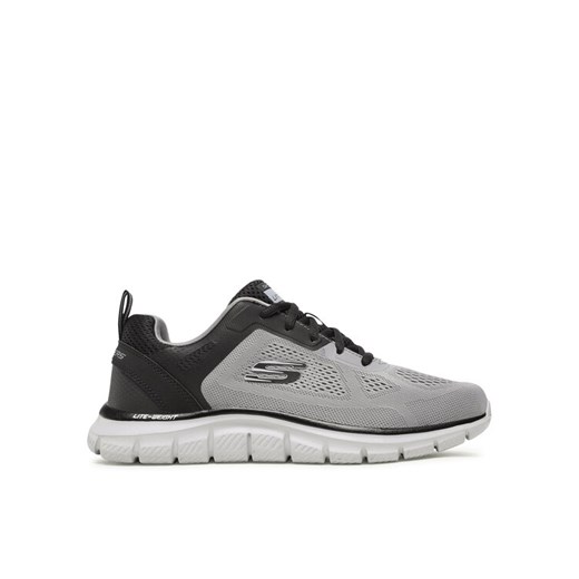 Skechers Sneakersy Track Broader 232698/GYBK Szary ze sklepu MODIVO w kategorii Buty sportowe męskie - zdjęcie 184714438