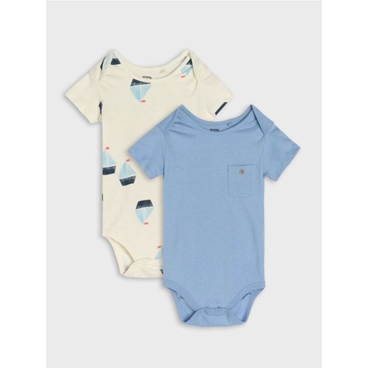Sinsay - Body 2 pack - kremowy ze sklepu Sinsay w kategorii Odzież dla niemowląt - zdjęcie 184720269