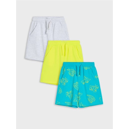 Sinsay - Szorty 3 pack - niebieski ze sklepu Sinsay w kategorii Spodenki chłopięce - zdjęcie 184720405