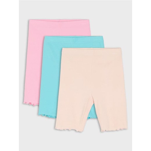 Sinsay - Krótkie legginsy 3 pack - wielobarwny - id: 352DU-MLC - marki Sinsay - 184720409 Sinsay - Krótkie legginsy 3 pack - wielobarwny ze sklepu Sinsay w kategorii Spodenki dziewczęce - zdjęcie 184720409