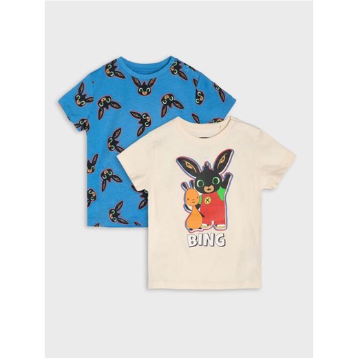 Sinsay - Koszulki 2 pack Bing - kremowy ze sklepu Sinsay w kategorii T-shirty chłopięce - zdjęcie 184720447