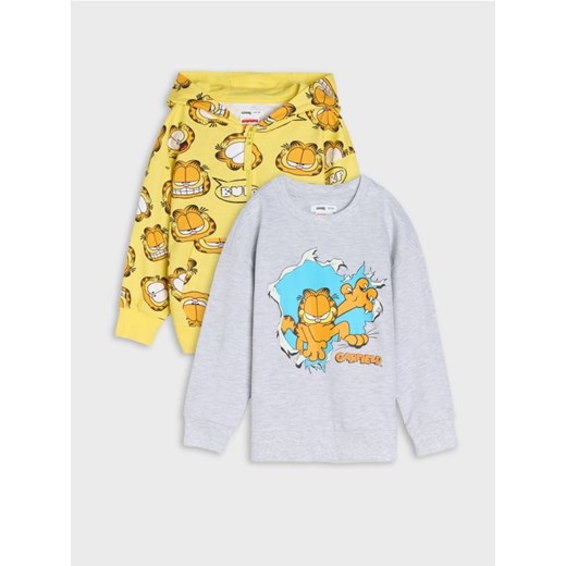 Sinsay - Bluzy 2 pack Garfield - wielobarwny ze sklepu Sinsay w kategorii Bluzy chłopięce - zdjęcie 184720536