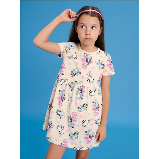 Sinsay - Sukienka Bluey - kremowy ze sklepu Sinsay w kategorii Sukienki dziewczęce - zdjęcie 184720545
