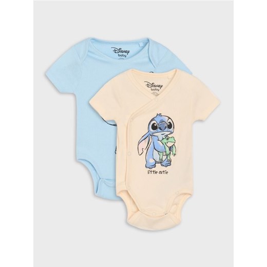 Sinsay - Body 2 pack Stitch - kremowy ze sklepu Sinsay w kategorii Odzież dla niemowląt - zdjęcie 184720559