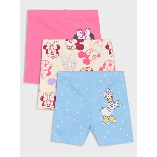 Sinsay - Krótkie legginsy 3 pack Mickey Mouse - różowy ze sklepu Sinsay w kategorii Odzież dla niemowląt - zdjęcie 184720576