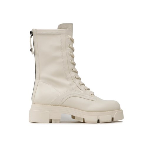 Botki Guess Madaya FL7MDY ELE10 Écru ze sklepu eobuwie.pl w kategorii Workery damskie - zdjęcie 184720768