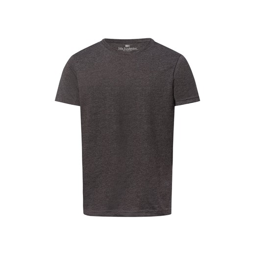 Nils Sundström Koszulka męska Mężczyźni Bawełna antracytowy marmurkowy ze sklepu vangraaf w kategorii T-shirty męskie - zdjęcie 184721295