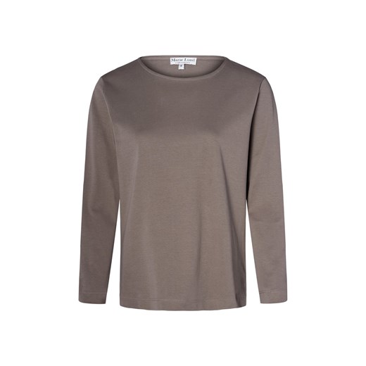 Marie Lund Koszula damska Kobiety Bawełna taupe jednolity ze sklepu vangraaf w kategorii Bluzki damskie - zdjęcie 184721327