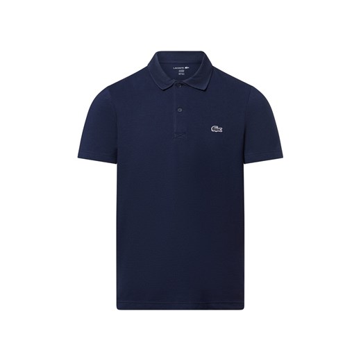 Lacoste Męska koszulka polo Mężczyźni granatowy jednolity ze sklepu vangraaf w kategorii T-shirty męskie - zdjęcie 184721338