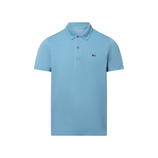 Lacoste Męska koszulka polo Mężczyźni indygo jednolity ze sklepu vangraaf w kategorii T-shirty męskie - zdjęcie 184721339