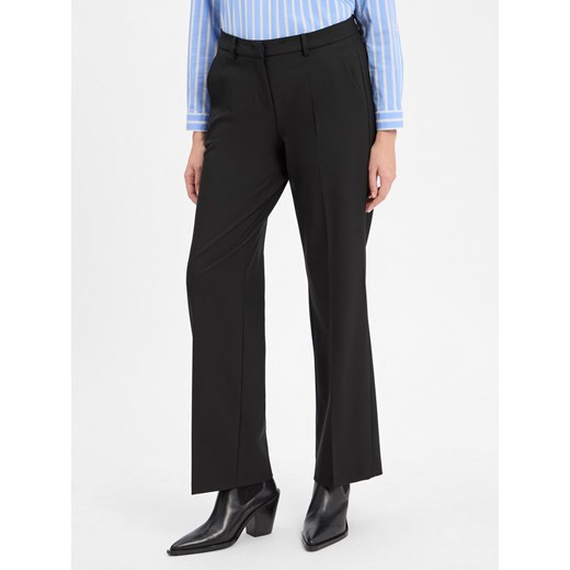 Cambio Spodnie - Goldy Kobiety czarny jednolity ze sklepu vangraaf w kategorii Spodnie damskie - zdjęcie 184721357
