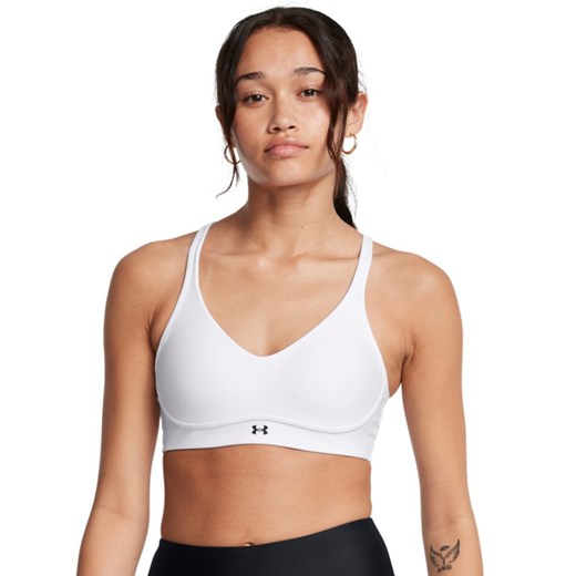 Biustonosz treningowy Under Armour UA Infinity Low 2.0 Bra - biały ze sklepu Sportstylestory.com w kategorii Biustonosze - zdjęcie 184721889
