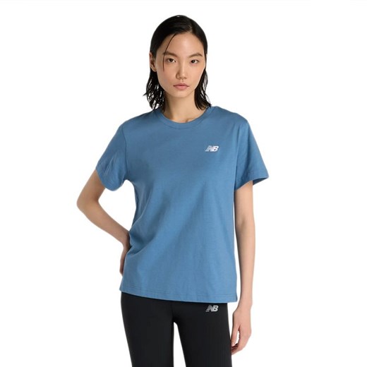 Koszulka damska New Balance WT41509SRU - niebieska ze sklepu streetstyle24.pl w kategorii Bluzki damskie - zdjęcie 184722036