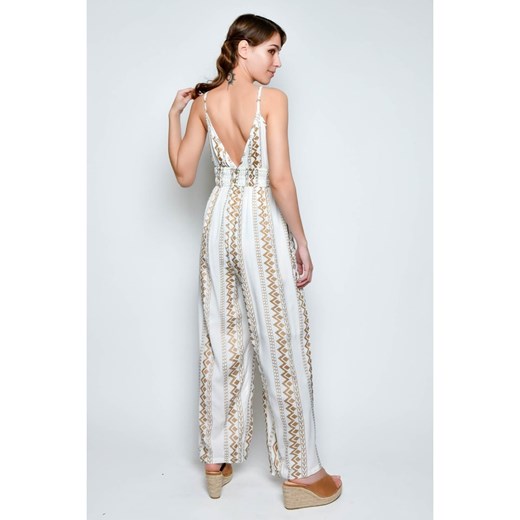 Tarifa Kombinezon w kolorze biało-karmelowym Tarifa M Limango Polska okazja