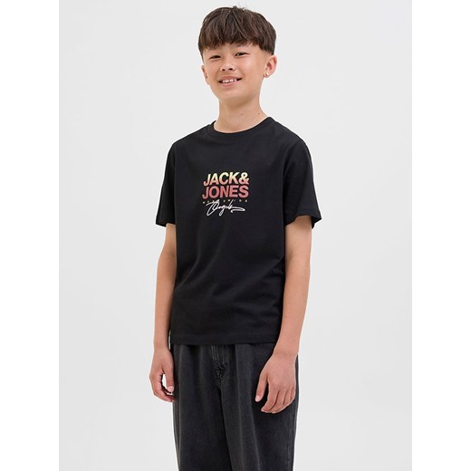 JACK &amp; JONES Junior Koszulka w kolorze czarnym ze sklepu Limango Polska w kategorii T-shirty chłopięce - zdjęcie 184722066