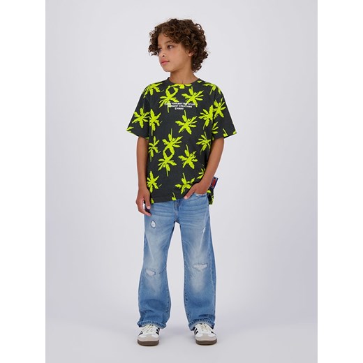 Vingino Koszulka w kolorze antracytowo-żółtym ze sklepu Limango Polska w kategorii T-shirty chłopięce - zdjęcie 184722149