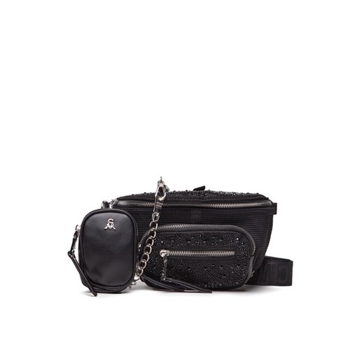 Saszetka nerka Steve Madden Bmaxima SM13000640-02002-BLK Czarny ze sklepu eobuwie.pl w kategorii Nerki - zdjęcie 184722206