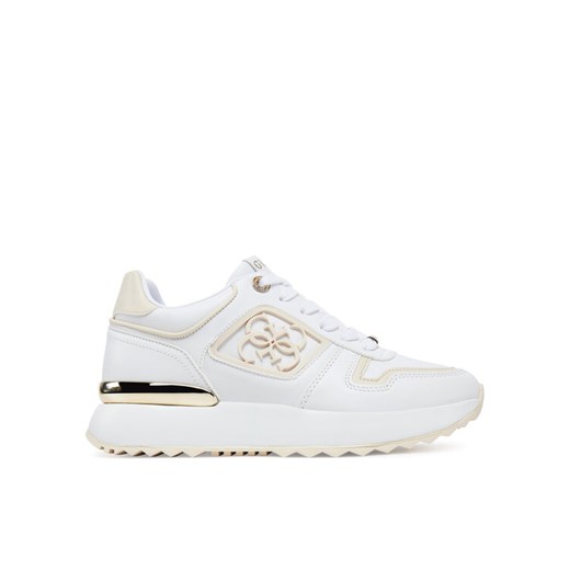 Guess Sneakersy FLJKOY ELE12 Biały ze sklepu MODIVO w kategorii Buty sportowe damskie - zdjęcie 184722358