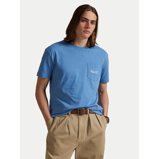 Polo Ralph Lauren T-Shirt 710P00084001 Niebieski Custom Slim Fit ze sklepu MODIVO w kategorii T-shirty męskie - zdjęcie 184722388