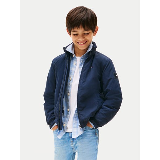 Tommy Hilfiger Kurtka przejściowa KB0KB09852 Granatowy Regular Fit ze sklepu MODIVO w kategorii Kurtki chłopięce - zdjęcie 184722438
