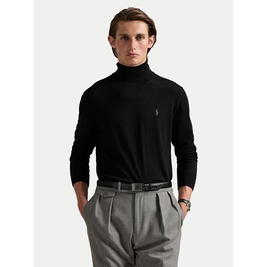 Polo Ralph Lauren Golf 710946145002 Czarny Regular Fit ze sklepu MODIVO w kategorii Swetry męskie - zdjęcie 184722449