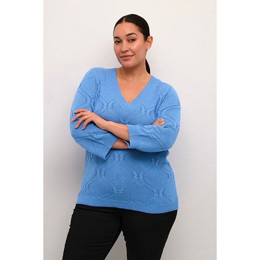 Kaffe Sweter w kolorze błękitnym Kaffe M promocyjna cena Limango Polska