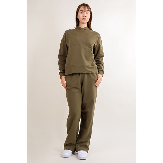 Dkaren DK-K-B8 Komplet bluza+spodnie, khaki ze sklepu kontri.pl w kategorii Komplety i garnitury damskie - zdjęcie 184723687
