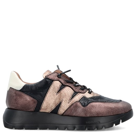 Hiszpańskie sneakersy premium - WONDERS A-2491 METALICZNE ze sklepu Tymoteo.pl - sklep obuwniczy w kategorii Buty sportowe damskie - zdjęcie 184724028