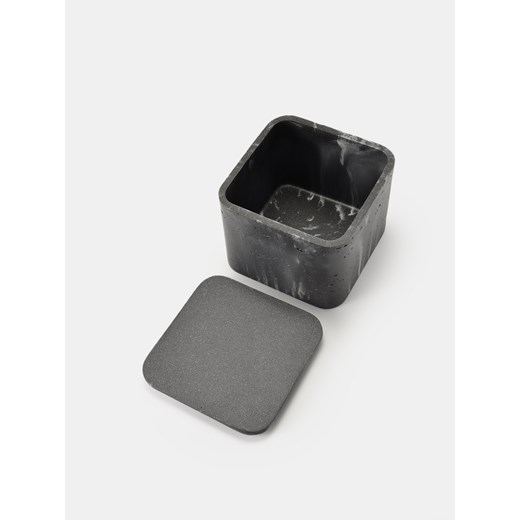 Sinsay - Pojemnik do przechowywania z pokrywką - czarny Sinsay One Size Sinsay