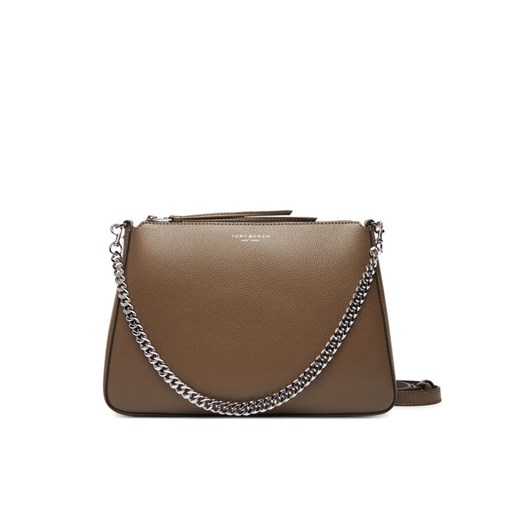 Torebka Tory Burch Perry 175544 Brązowy ze sklepu eobuwie.pl w kategorii Listonoszki - zdjęcie 184725165