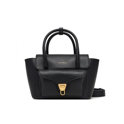 Torebka Coccinelle T8A Coccinelledouble Beat E1 T8A 18 03 01 Czarny ze sklepu eobuwie.pl w kategorii Torby Shopper bag - zdjęcie 184725178