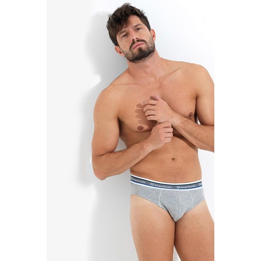 3-pack slipy męskie bawełniane w sportowym stylu 9001 Sergio Tacchini, Kolor czarno-granatowy, Rozmiar S, Sergio Tacchini ze sklepu Primodo w kategorii Majtki męskie - zdjęcie 184726357